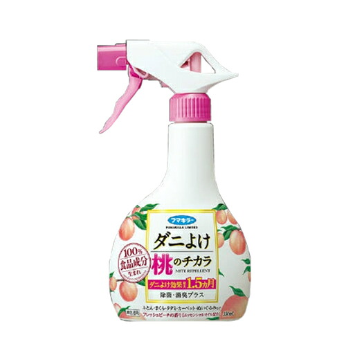 【送料込・まとめ買い×15個セット】フマキラー ダニよけ 桃のチカラ 350ml