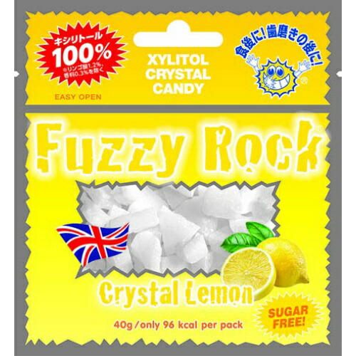 【楽天市場】【送料込・まとめ買い×120個セット】ビタットジャパン Fuzzy Rock クリスタル レモン 40g XYLITOL