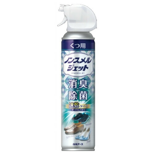 白元アース ノンスメル ジェット くつ用 消臭 除菌 スプレー 300ml 1本 ( 靴 )