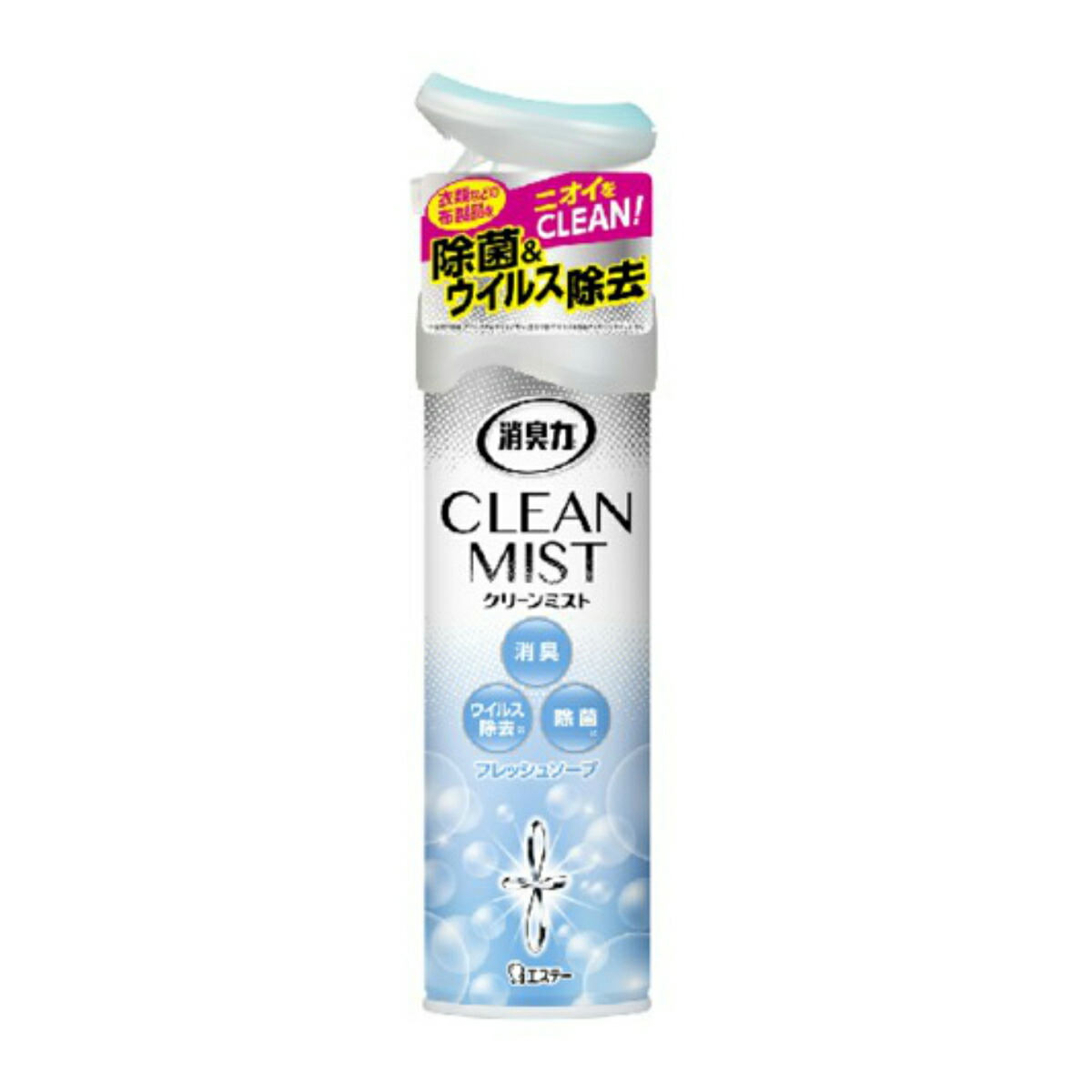 【送料込・まとめ買い×24個セット】エステー 消臭力 CLEAN MIST クリーンミスト フレッシュソープ 280ml