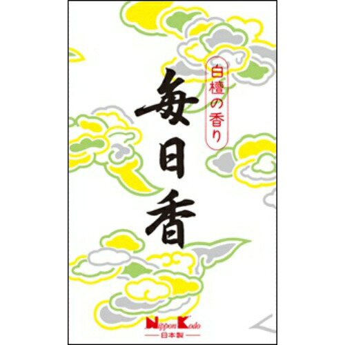 【送料込・まとめ買い×100個セット】日本香堂 毎日香 短中把 5入
