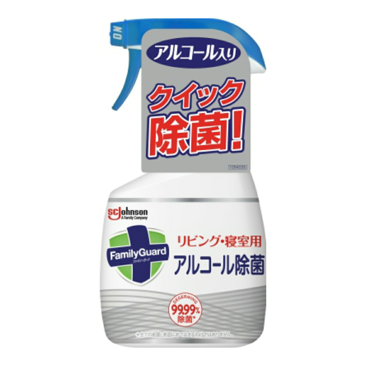 【送料込・まとめ買い×18個セット】ジョンソン ファミリーガード アルコール 除菌 リビング・寝室用 本体 400ml