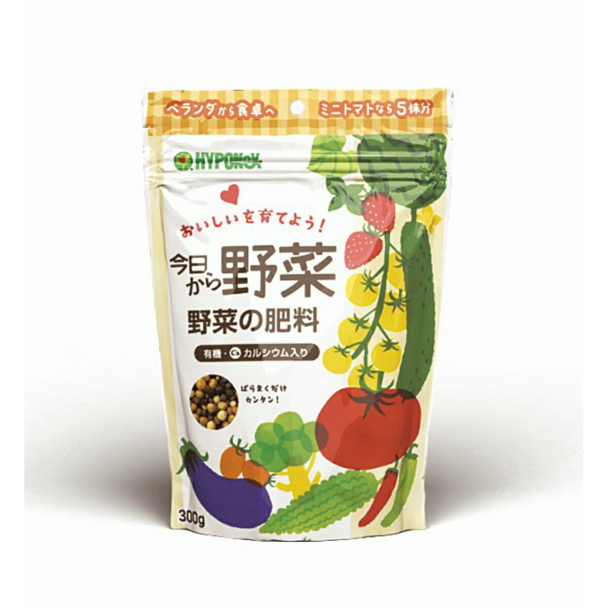 【送料込・まとめ買い×30個セット】ハイポネックス 今日から野菜 野菜の肥料 300g