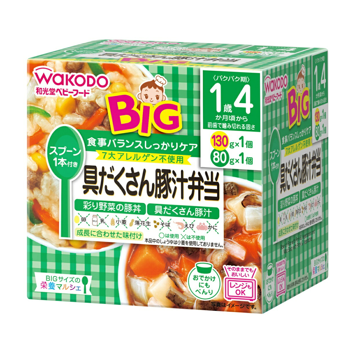 【送料込・まとめ買い&times;24個セット】和光堂 BIGサイズの栄養マルシェ 具だくさん豚汁弁当 210g｜日用品＆生活雑貨の店「カットコ」