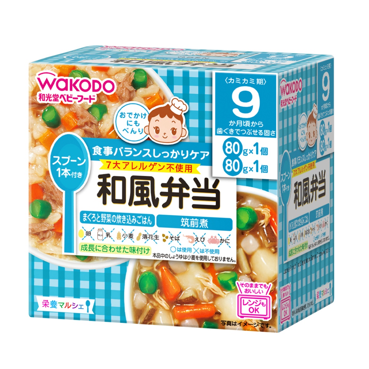 【送料込・まとめ買い×24個セット】和光堂 栄養マルシェ 和風弁当 160g