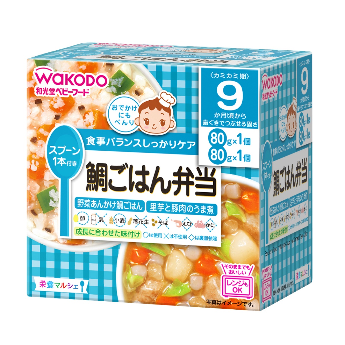 【送料込・まとめ買い×24個セット】和光堂 栄養マルシェ 鯛ごはん弁当 160g