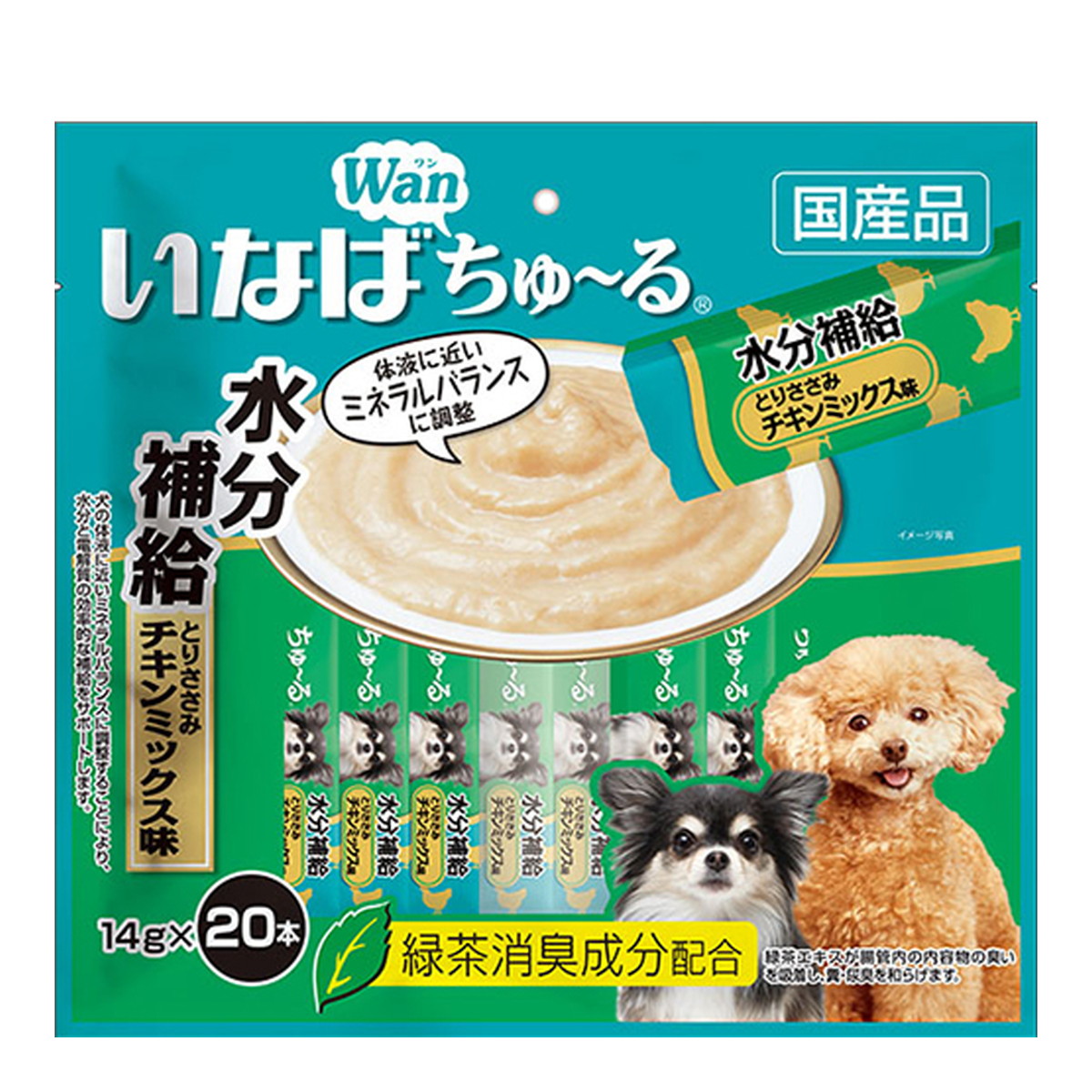 豪華で新しい いなば Wan ちゅーる 水分補給 とりささみ チキンミックス味 14g×20本入 犬用 fucoa.cl