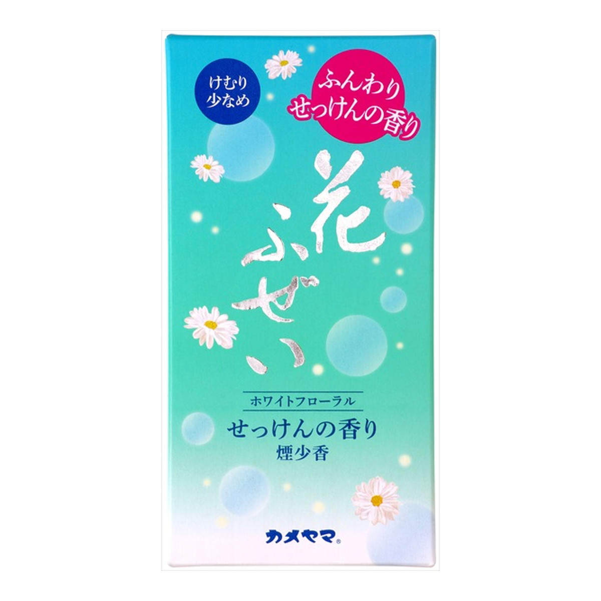 【送料込・まとめ買い×80個セット】カメヤマ 花ふぜい せっけんの香り 煙少香 100g 線香