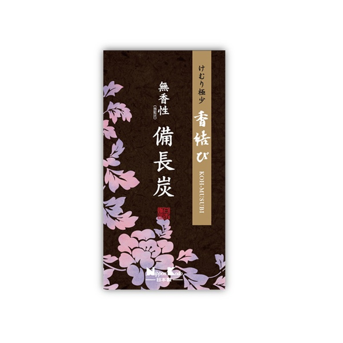 【送料込・まとめ買い&times;100個セット】日本香堂 香結び 無香性備長炭 バラ詰 110g 線香｜日用品＆生活雑貨の店「カットコ」