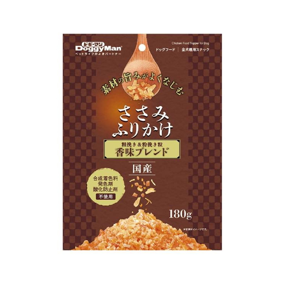 ドギーマン ささみふりかけ 180g 犬用 全犬種用スナック 【72%OFF!】