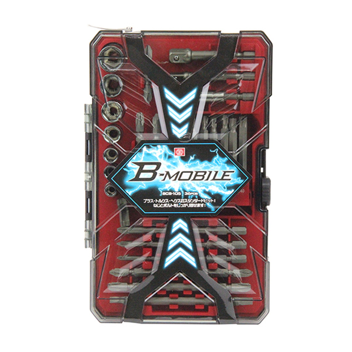 【送料込・まとめ買い&times;12個セット】藤原産業 SK11 B-Mビットセット36Pcs SCS-105｜日用品＆生活雑貨の店「カットコ」