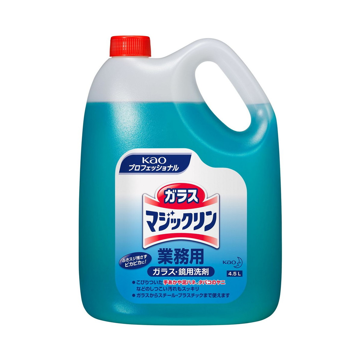 【送料込・まとめ買い×4個セット】花王プロフェッショナル Kao ガラスマジックリン 業務用 4.5L