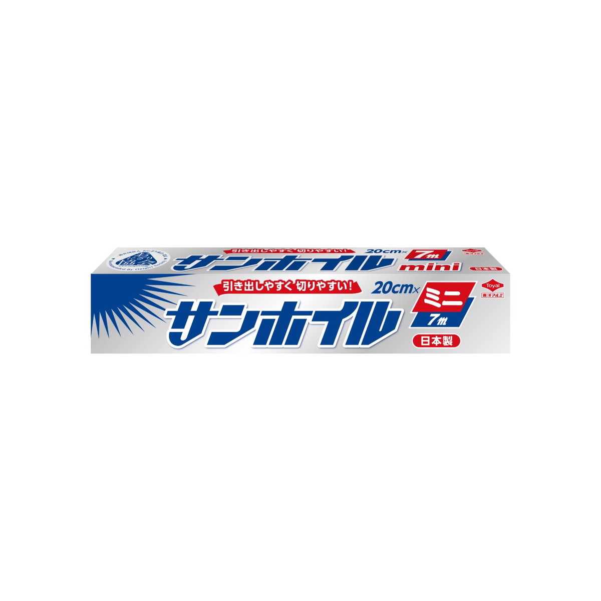 【送料込・まとめ買い×60個セット】東洋アルミ サンホイル ミニ 7M アルミホイル