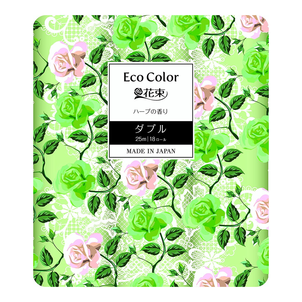 【送料込・まとめ買い×6個セット】丸富製紙 エコカラー 花束 トイレットロール ダブル 18ロール 4,150円