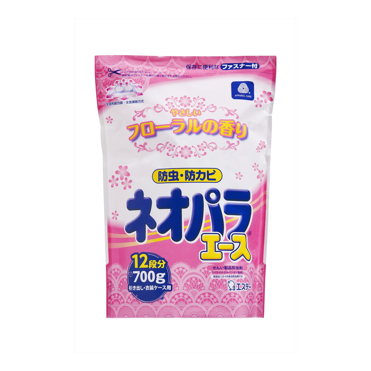 【送料込・まとめ買い&times;14個セット】エステー ネオパラエース 引き出し・衣装ケース用 やさしいフローラルの香り 700g｜日用品＆生活雑貨の店「カットコ」 11,431円