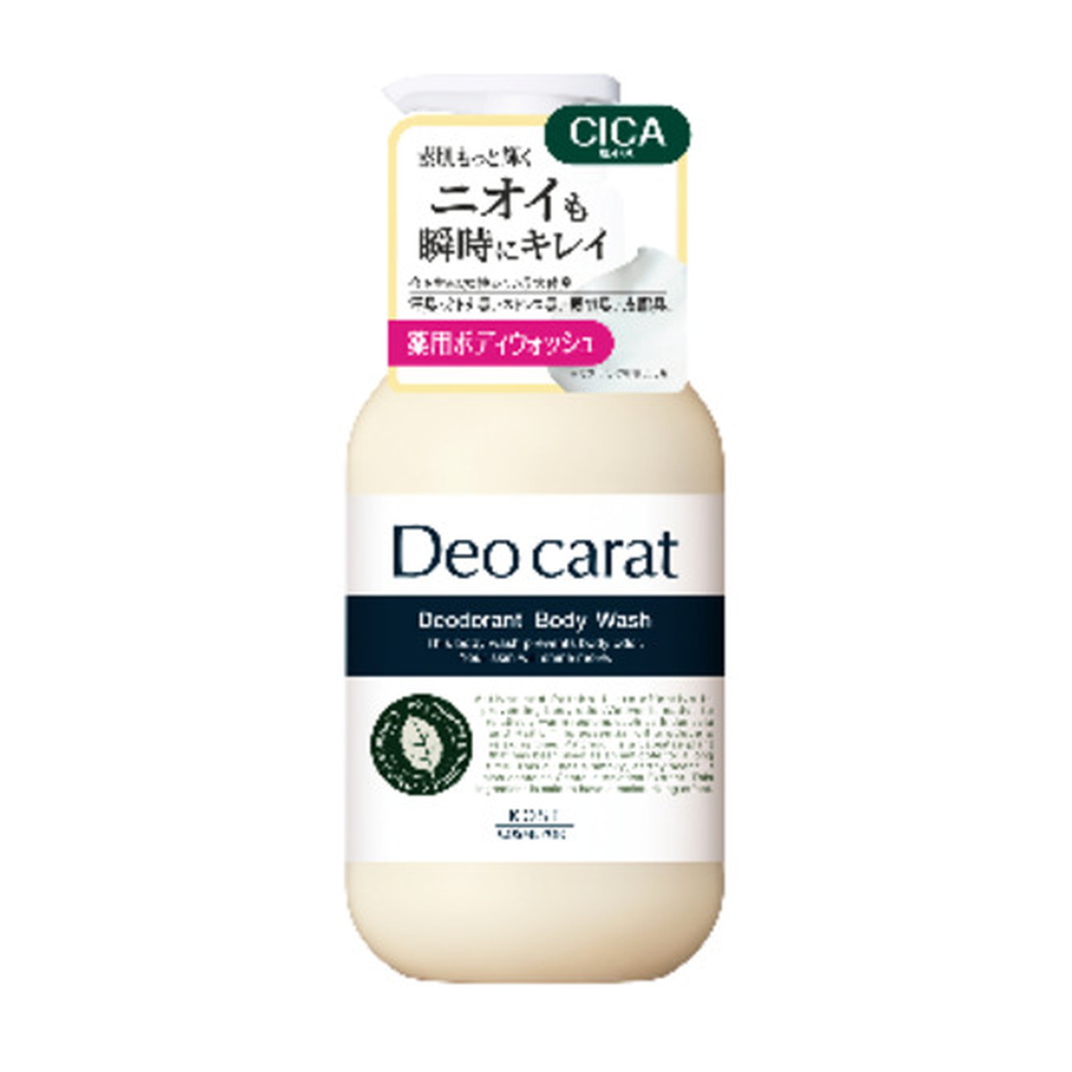 【送料込・まとめ買い×12個セット】コーセーコスメポート デオカラット 薬用 ボディウォッシュ 本体 450ML