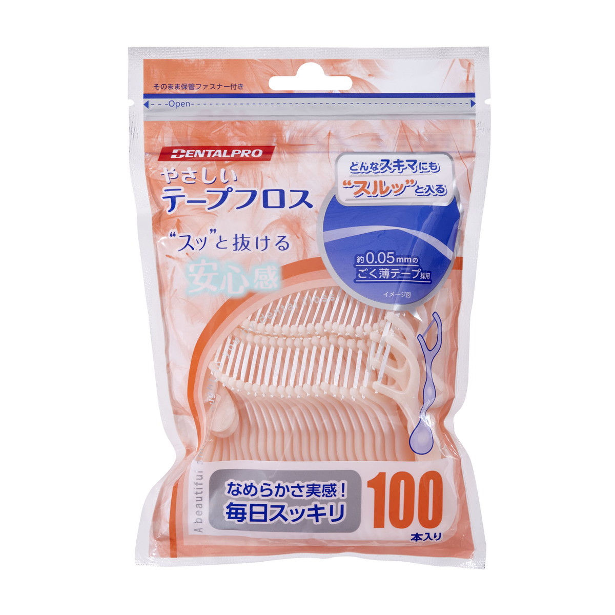 【送料込・まとめ買い×120個セット】デンタルプロ やさしいテープフロス100本入り 歯間ブラシ 33,955円