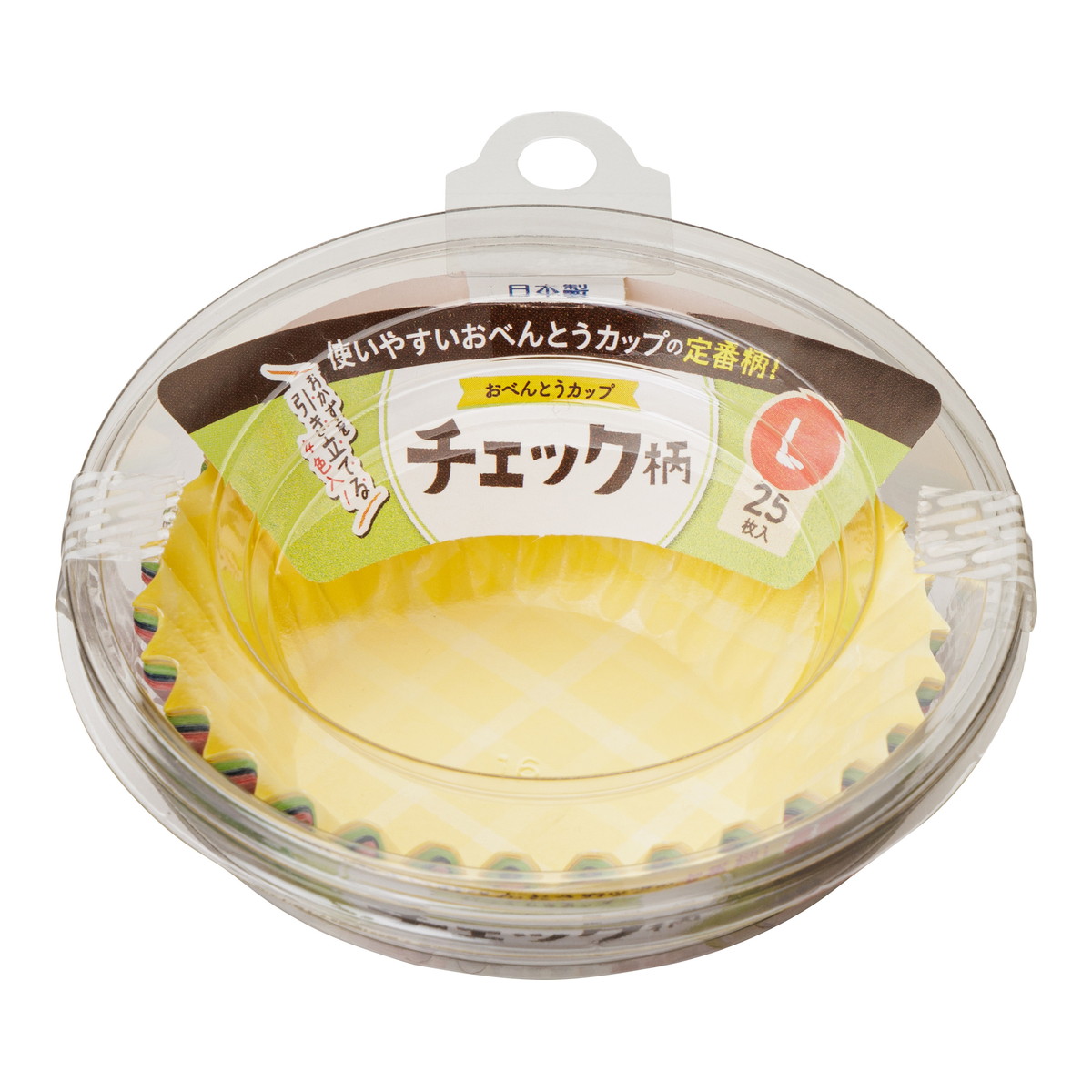 【送料込・まとめ買い&times;120個セット】東洋アルミ おべんとうカップ チェック柄 L 4色入 25枚入｜日用品＆生活雑貨の店「カットコ」
