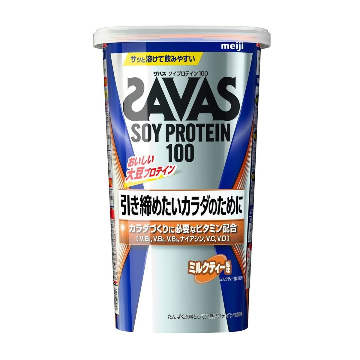【送料込・まとめ買い&times;12個セット】明治 ザバス SAVAS ソイプロテイン 100 224g｜日用品＆生活雑貨の店「カットコ」