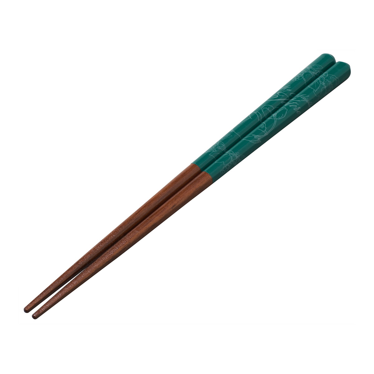 【送料込・まとめ買い×120個セット】スケーター 塗り箸 21cm トトロ 緑 ANN4SQ