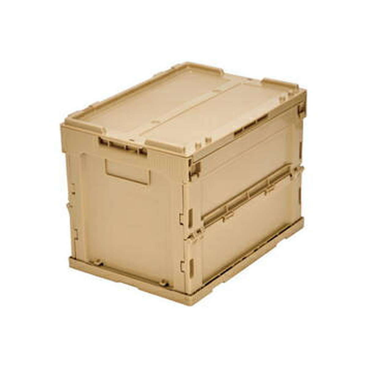 【送料込・まとめ買い×5個セット】トラスコ中山 TRUSCO オリコン α折りたたみコンテナ フタ付 LS色 20L|日用品&生活雑貨の店「カットコ」