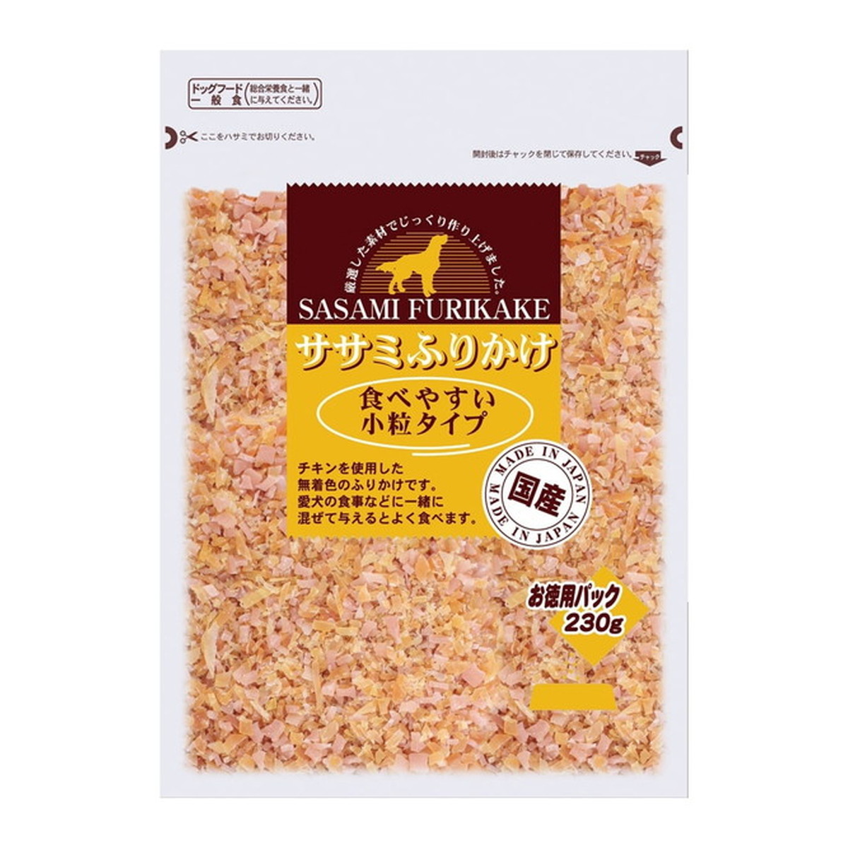 【送料込・まとめ買い×36個セット】九州ペットフード ササミふりかけ 食べやすい小粒タイプ 230g ドッグフード