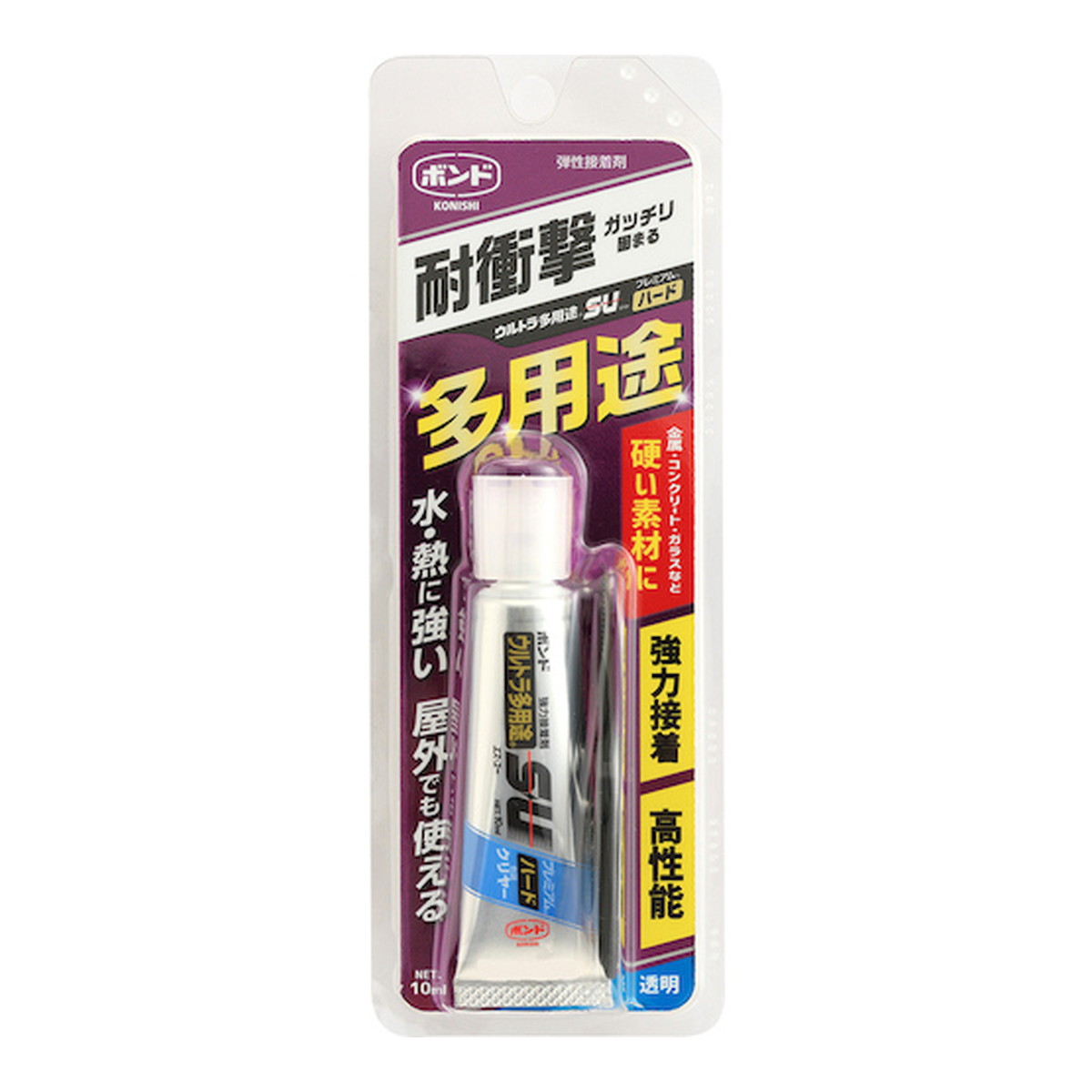 【送料込・まとめ買い×100個セット】コニシ ボンド ウルトラ多用途SUプレミアム ハード クリヤー 10mL
