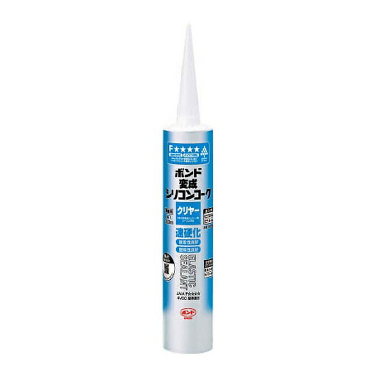 【送料込・まとめ買い×10個セット】コニシ ボンド 変成シリコンコーク クリアー速硬化 333mL クリヤー