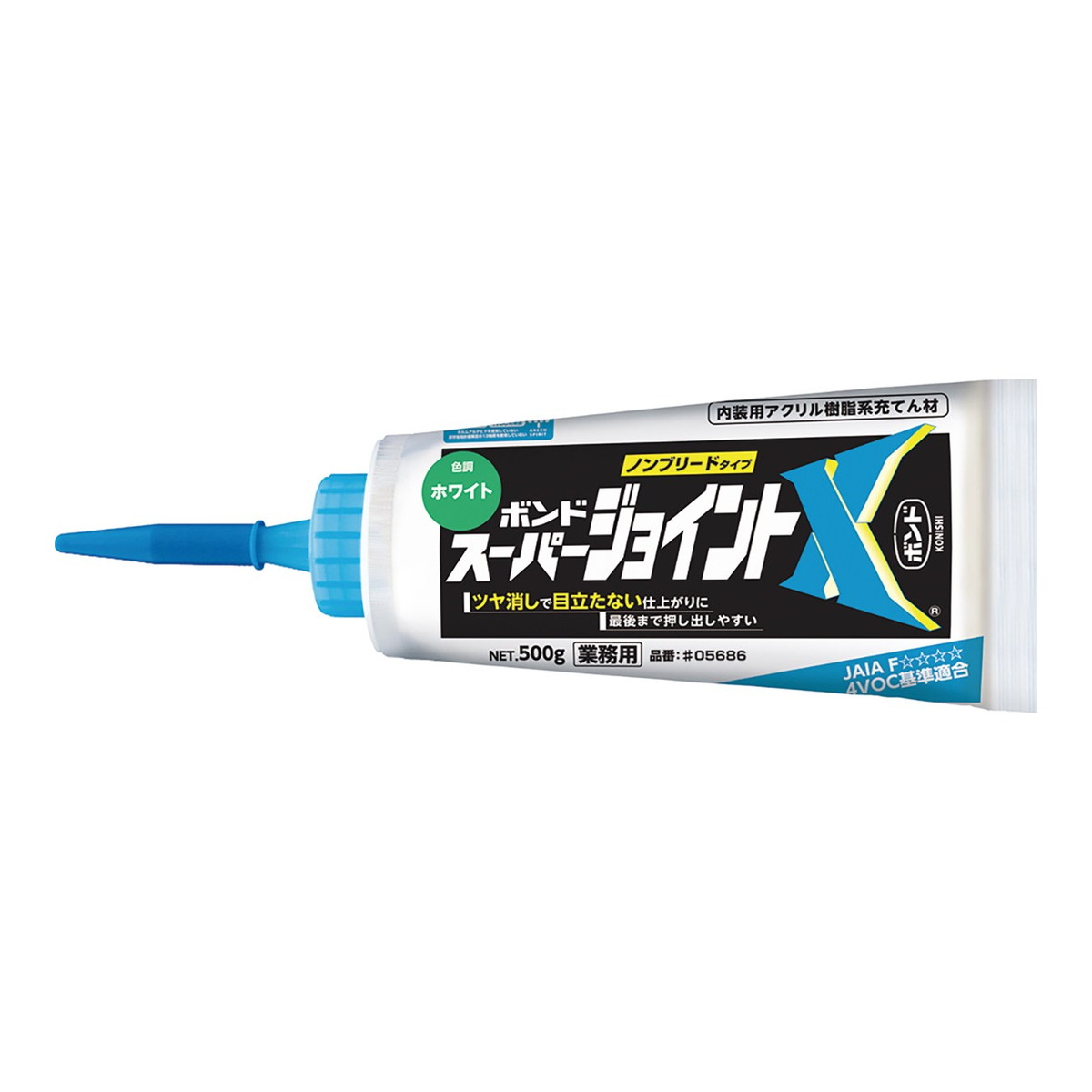 【送料込・まとめ買い×18個セット】コニシ 建築用 シーリング剤 ボンド スーパージョイントX ホワイト 500g