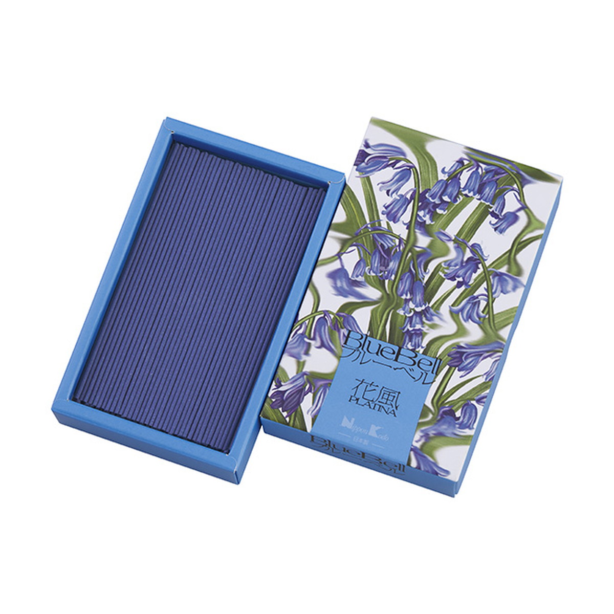 【送料込・まとめ買い×30個セット】日本香堂 花風プラチナ ブルーベル バラ詰 100g 線香|日用品&生活雑貨の店「カットコ」