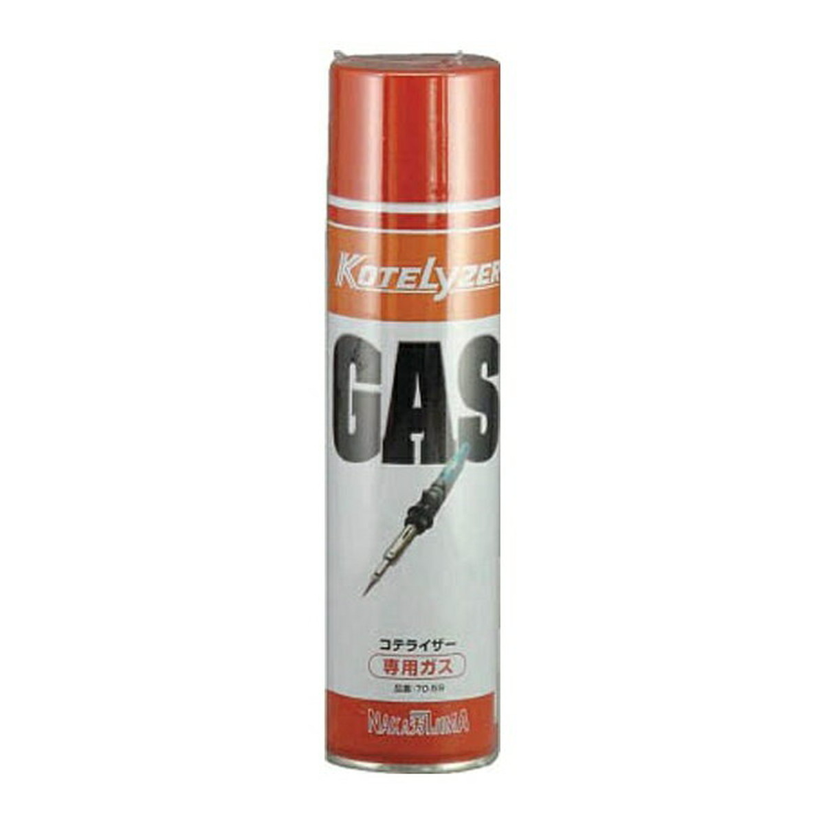 【送料込・まとめ買い×10個セット】中島銅工 コテライザー 専用ガスボンベ Mサイズ 265mL