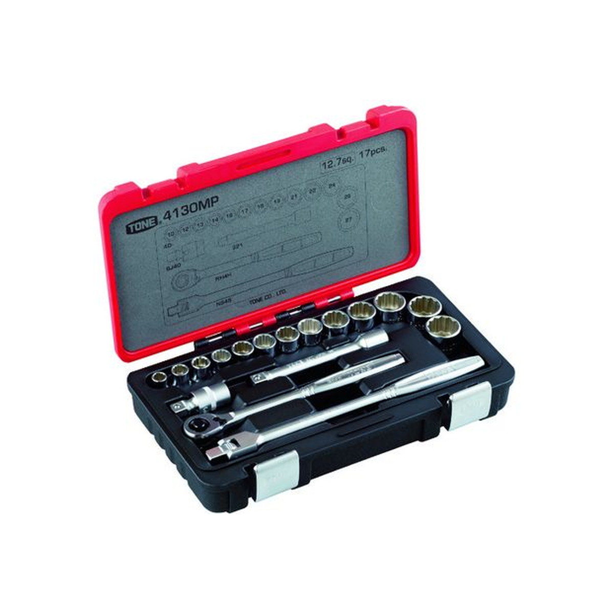 【送料込・まとめ買い×3個セット】TONE ソケットレンチセット 差込角12.7mm