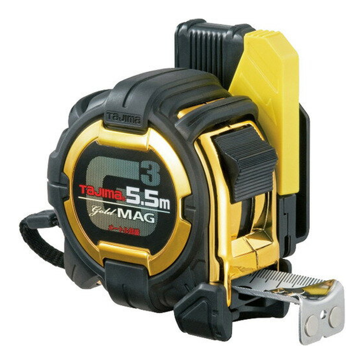 【送料込・まとめ買い×4個セット】TJMデザイン タジマ セフコンベG3 ゴールドロック マグ爪25 メートル目盛 5.5m