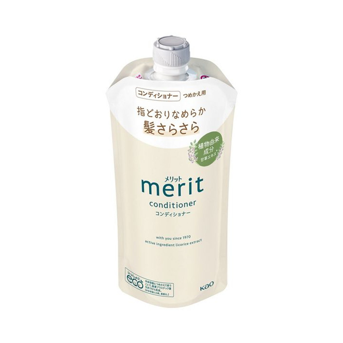 【送料込・まとめ買い×24個セット】花王 メリット コンディショナー つめかえ用 320mL 医薬部外品