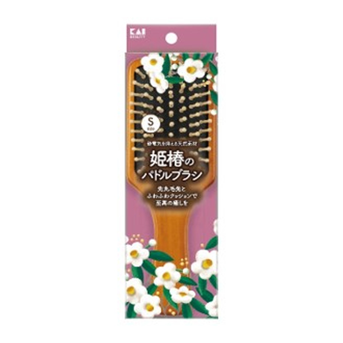 楽天市場】貝印 KQ3258 姫椿の パドルブラシ S ヘアブラシ