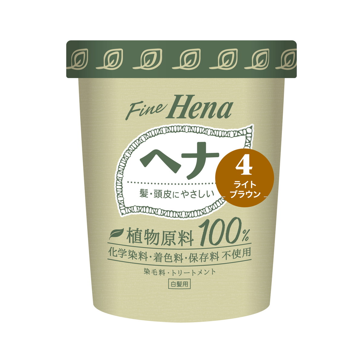 【送料込・まとめ買い×48個セット】三宝 テンスター ファインヘナ2P ライトブラウン 40g×2 白髪用 染毛料