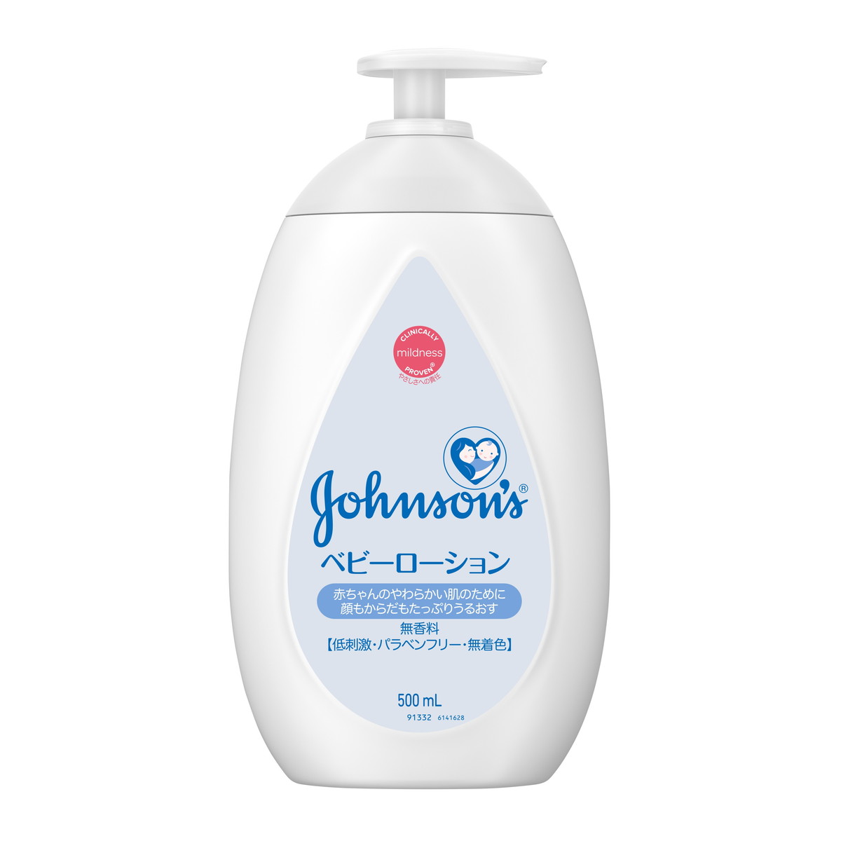 【送料込・まとめ買い×12個セット】ジョンソン ベビーローション 無香料 500mL