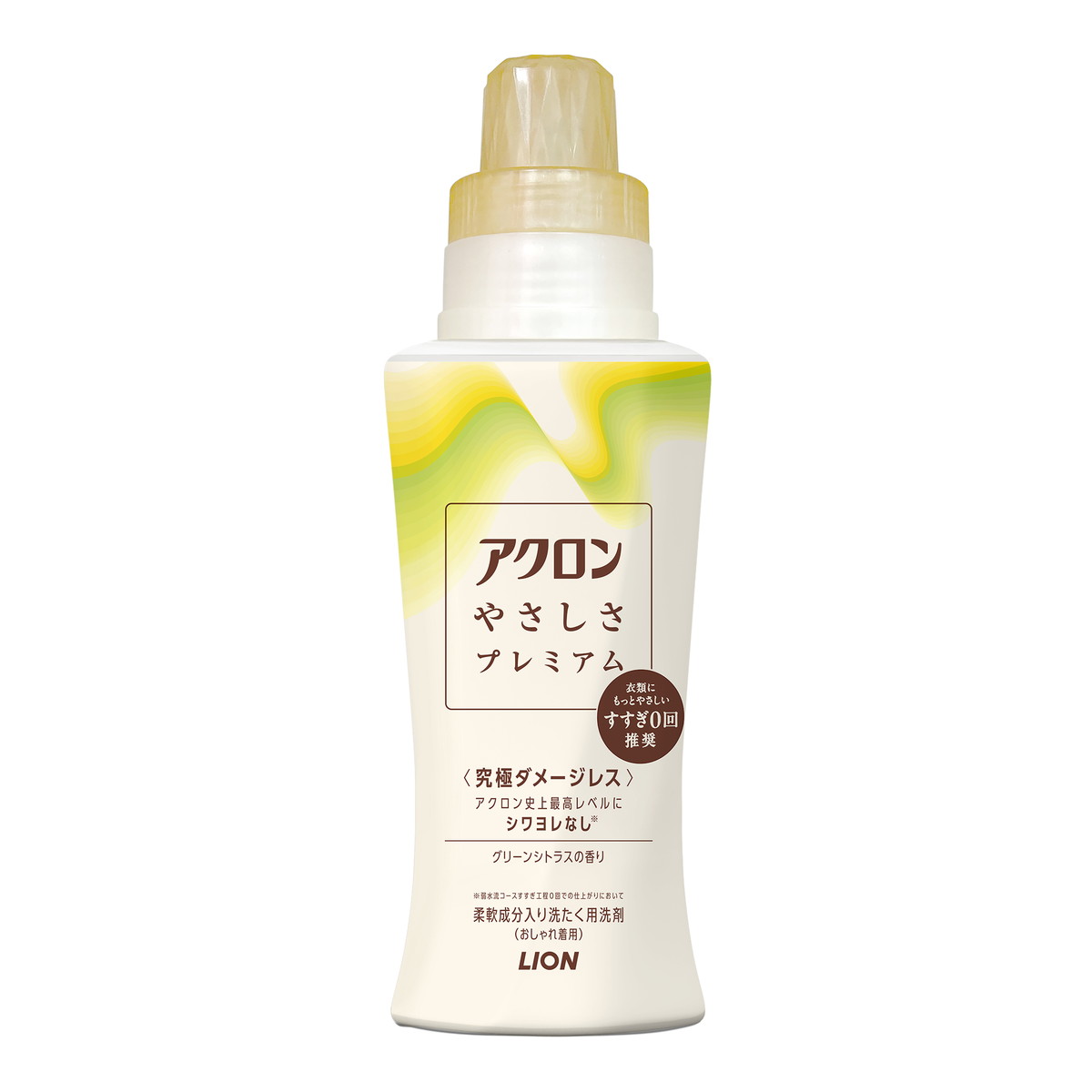 【送料込・まとめ買い×15個セット】ライオン アクロン やさしさプレミアム グリーンシトラスの香り 本体 420ml