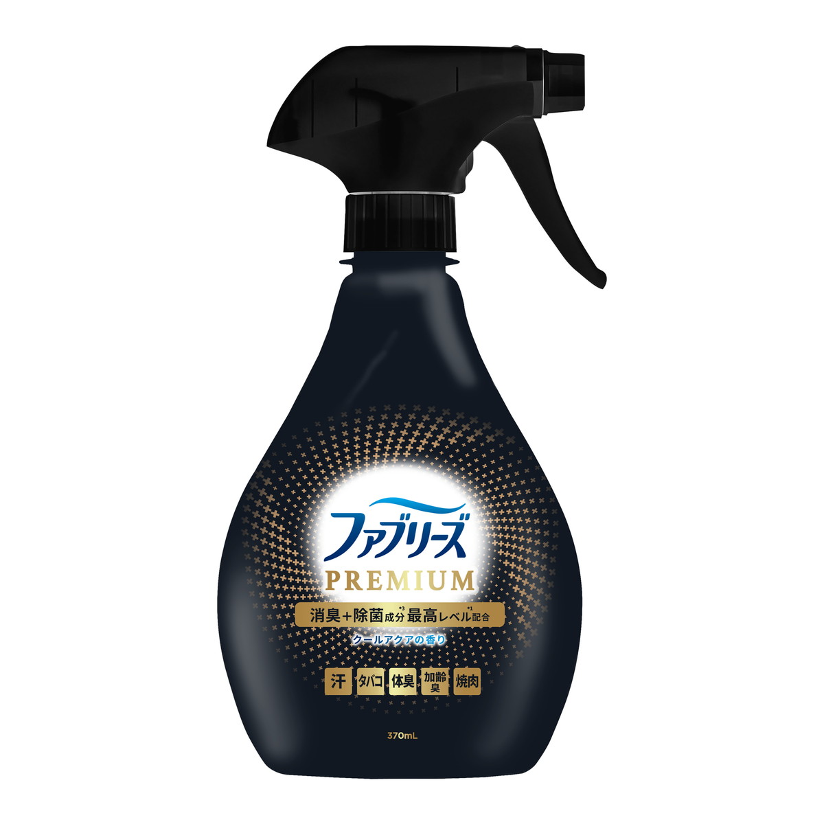 【送料込・まとめ買い×12個セット】P&G ファブリーズ W除菌+消臭 プレミアム MEN メン クールアクアの香り 本体 370mL 消臭剤