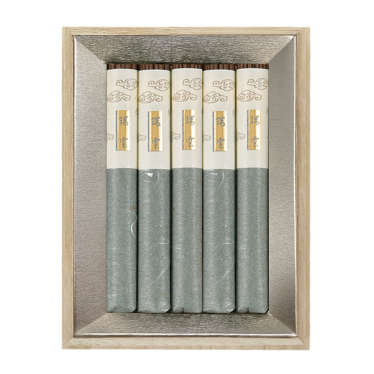 【送料込・まとめ買い×20個セット】日本香堂 瑞雲 桐箱短寸5入|日用品&生活雑貨の店「カットコ」