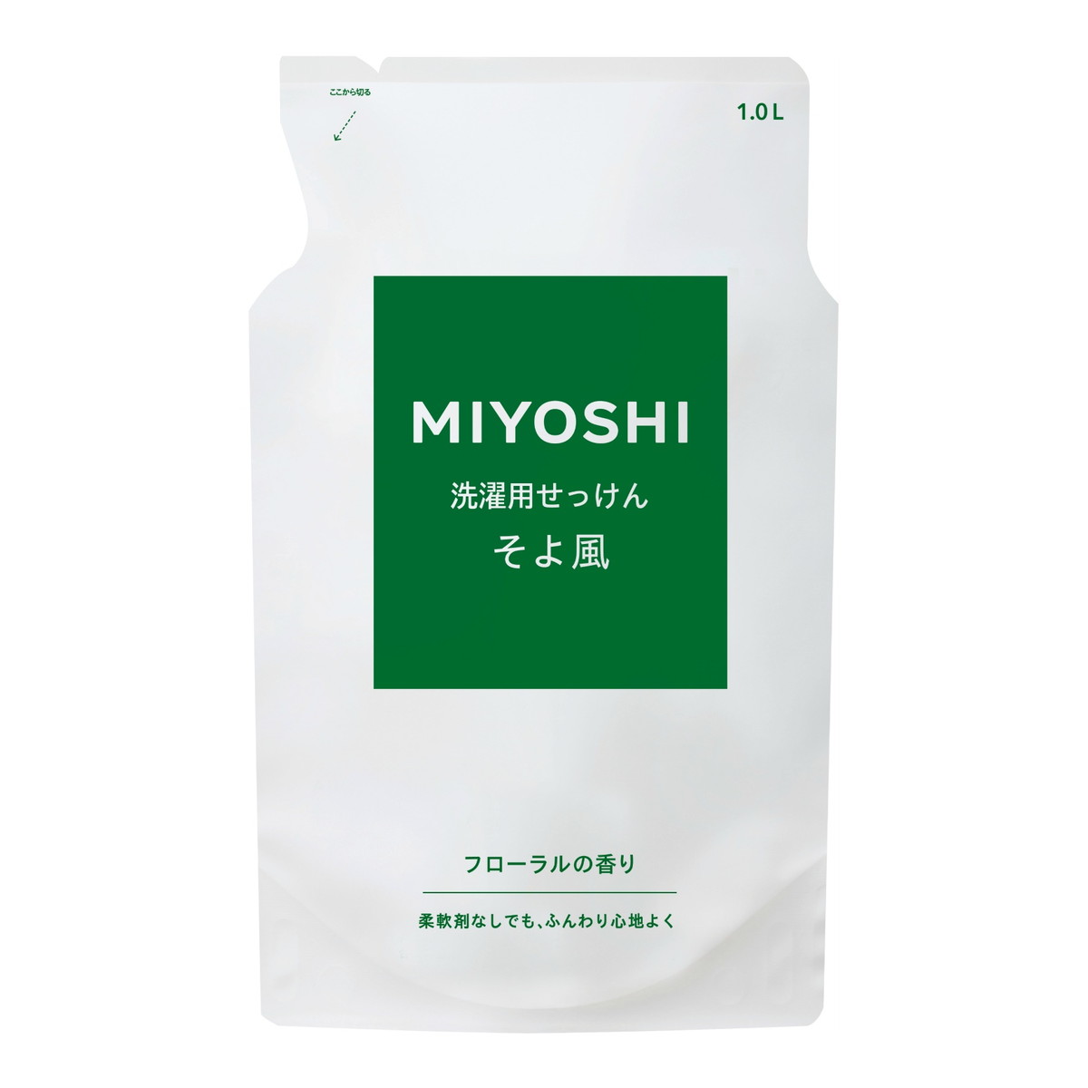 ミヨシ石鹸 そよ風  2.16㎏　6袋 Amazon.co.jp: MIYOSHI ミヨシ石鹸 そよ風 フローラル 2.16kg