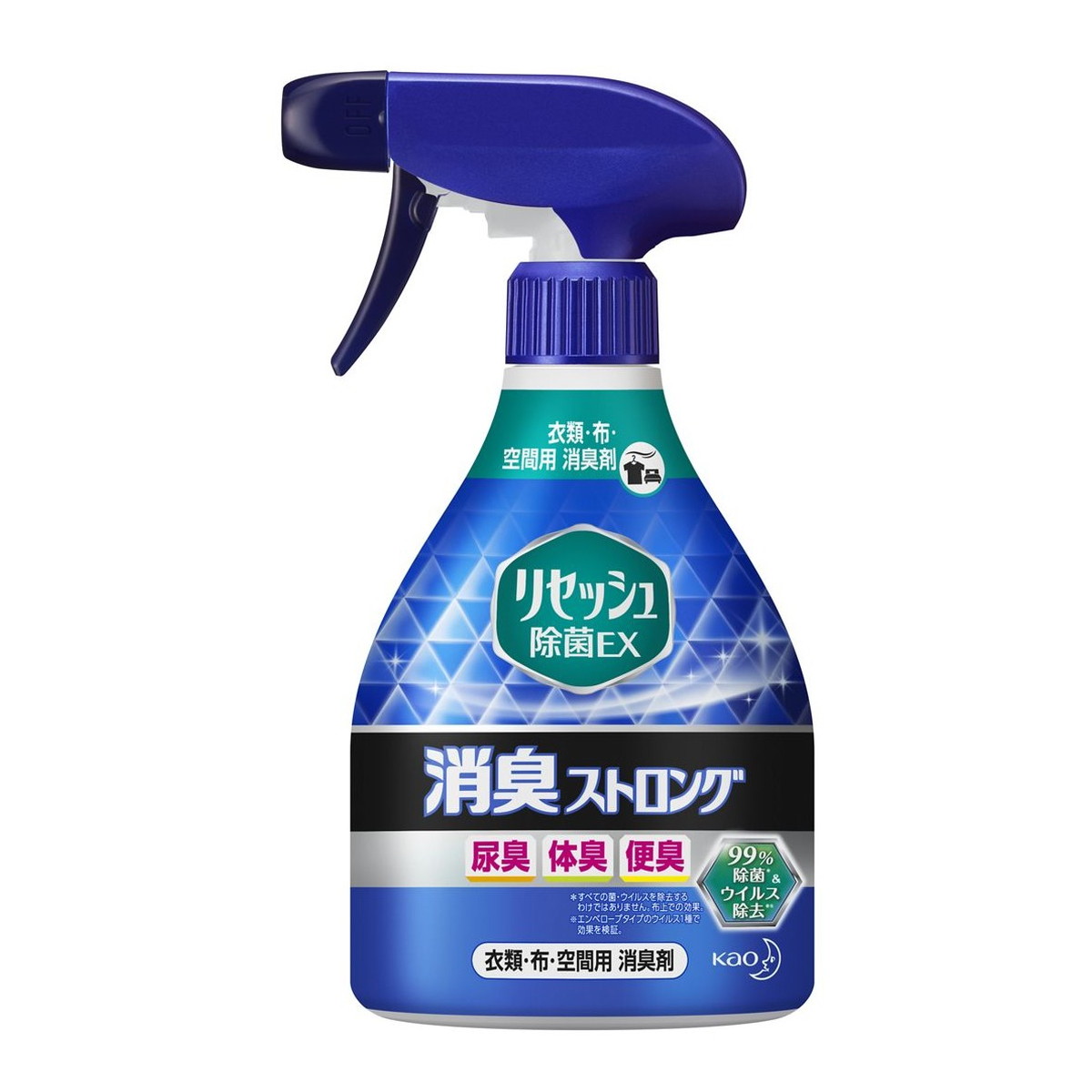 【送料込・まとめ買い×12個セット】花王 リセッシュ 除菌EX 消臭ストロング 本体 370ml