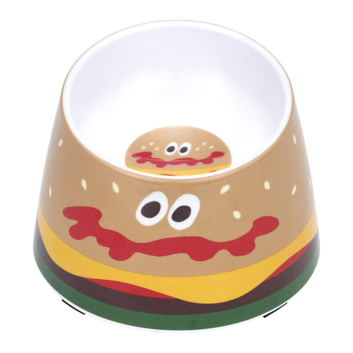【送料込・まとめ買い×24個セット】スケーター メラミン製 フードボウル 250mL バーガーコンクス PMFB1 ペット用品 犬用食器