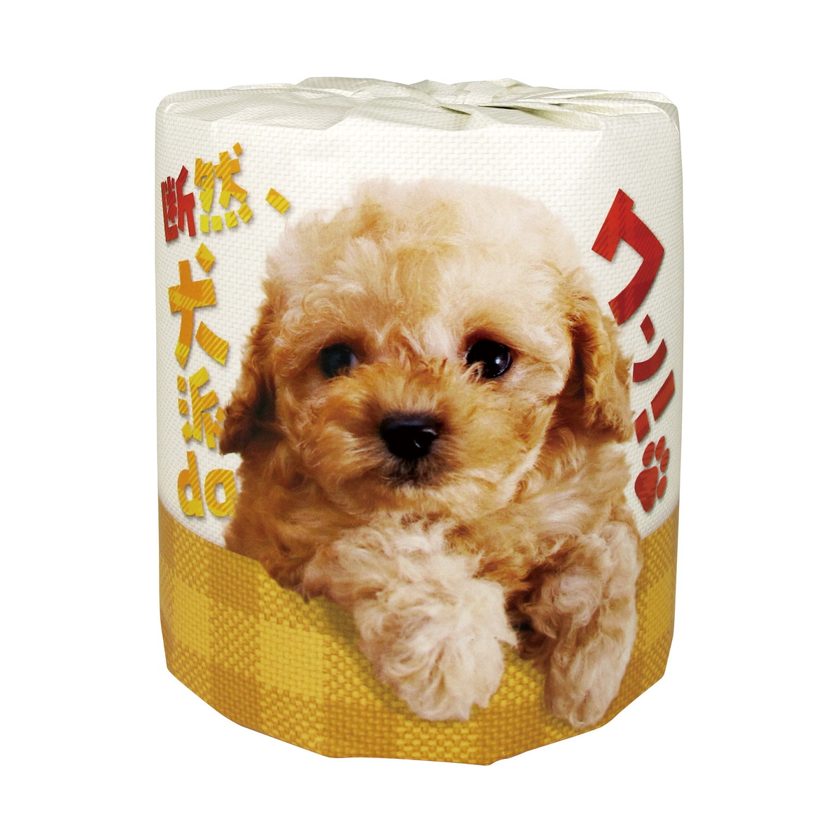 【送料込・まとめ買い&times;100個セット】林製紙 断然、犬派daワン! トイレットペーパー｜日用品＆生活雑貨の店「カットコ」