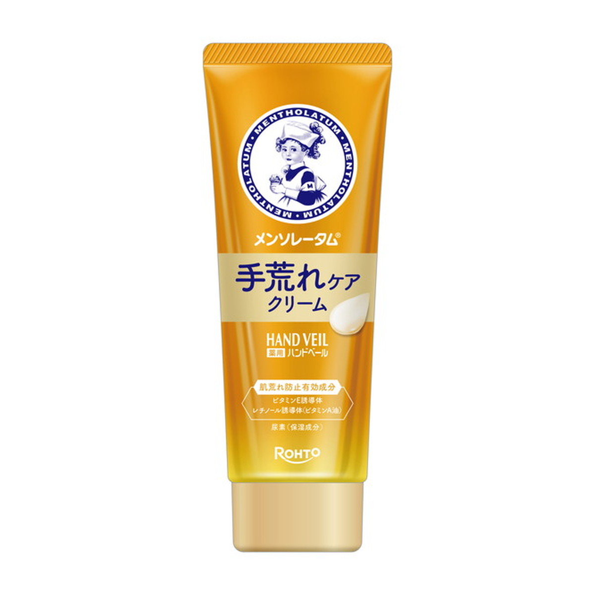 【送料込・まとめ買い×60個セット】ロート製薬 メンソレータム 薬用 ハンドベール 手荒れケアクリーム ハンドクリーム 70g