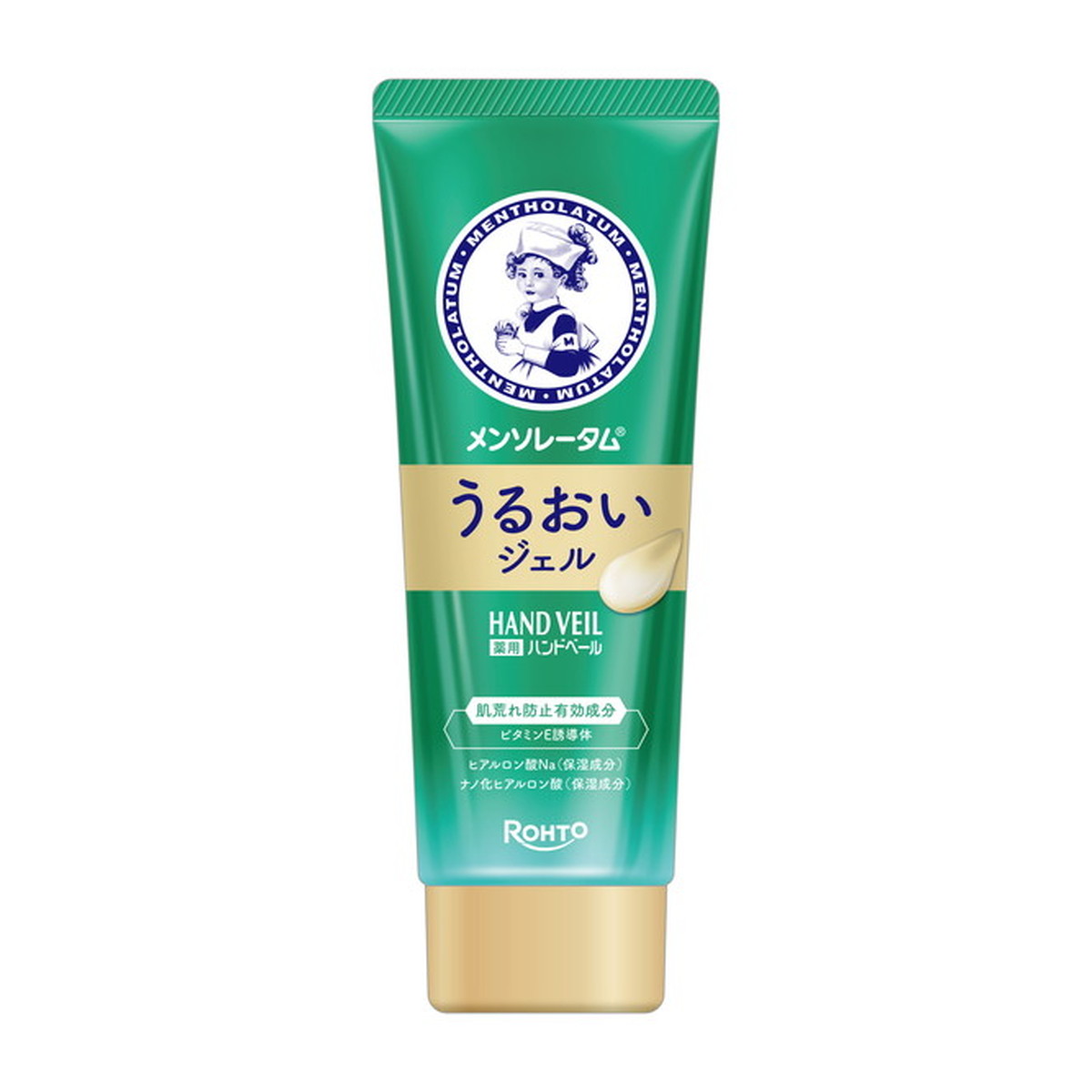 【送料込・まとめ買い×60個セット】ロート製薬 メンソレータム 薬用 ハンドベール うるおいジェル ハンドジェル 70g