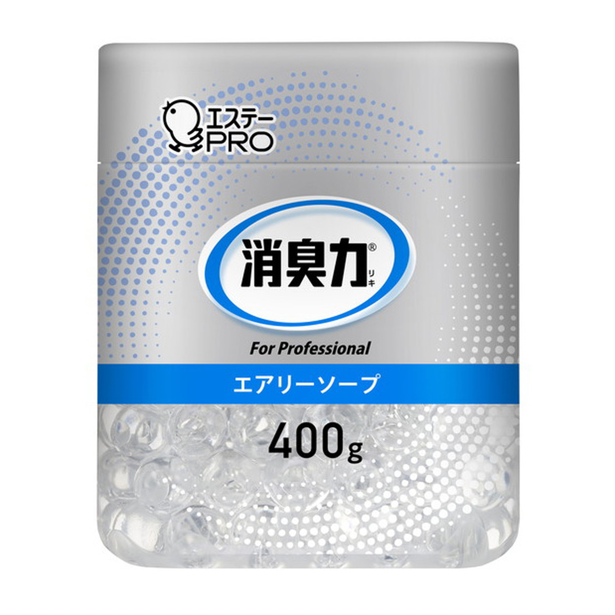 【送料込・まとめ買い×16個セット】エステー PRO 消臭力 業務用 ビーズタイプ 本体 エアリーソープ 400g
