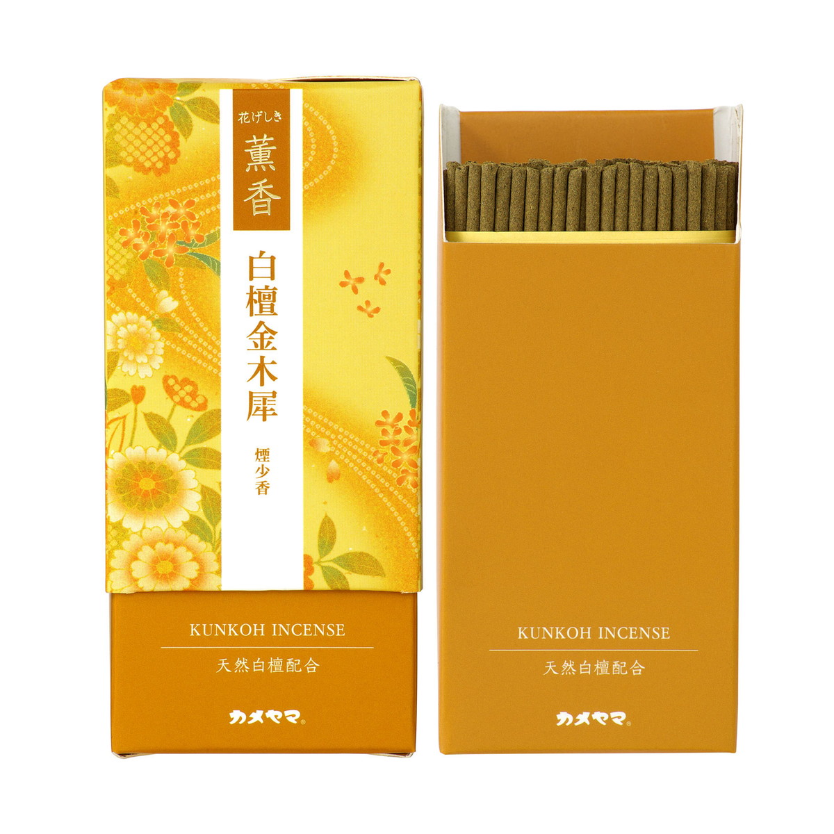 【送料込・まとめ買い×72個セット】カメヤマ 花げしき 薫香 ミニ 白檀金木犀 50g お線香