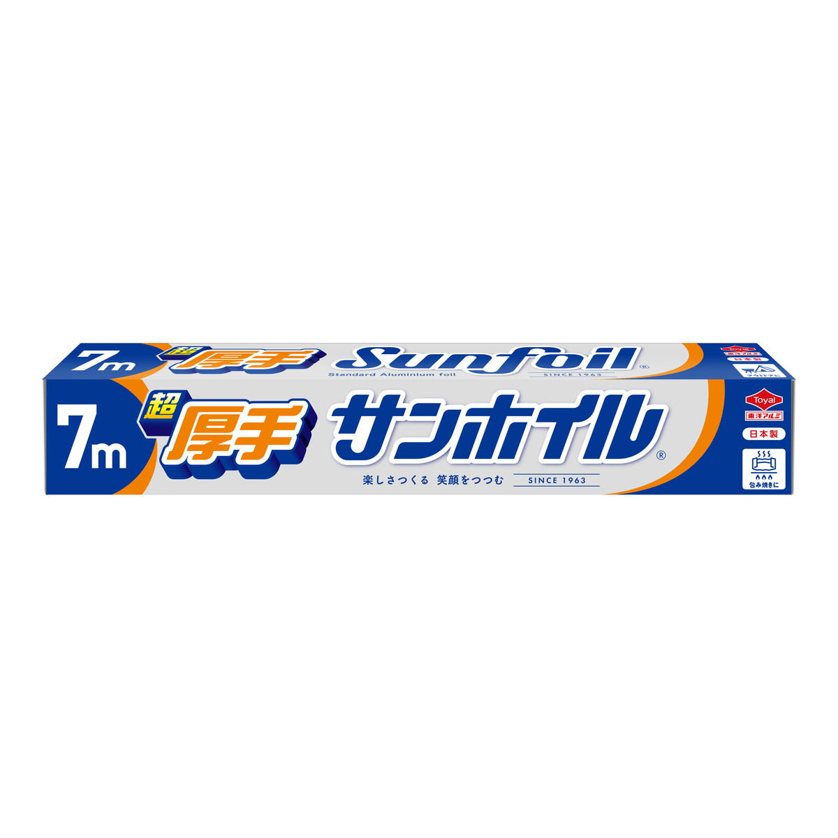 【送料込・まとめ買い×60個セット】東洋アルミ 超厚手 サンホイル 7m