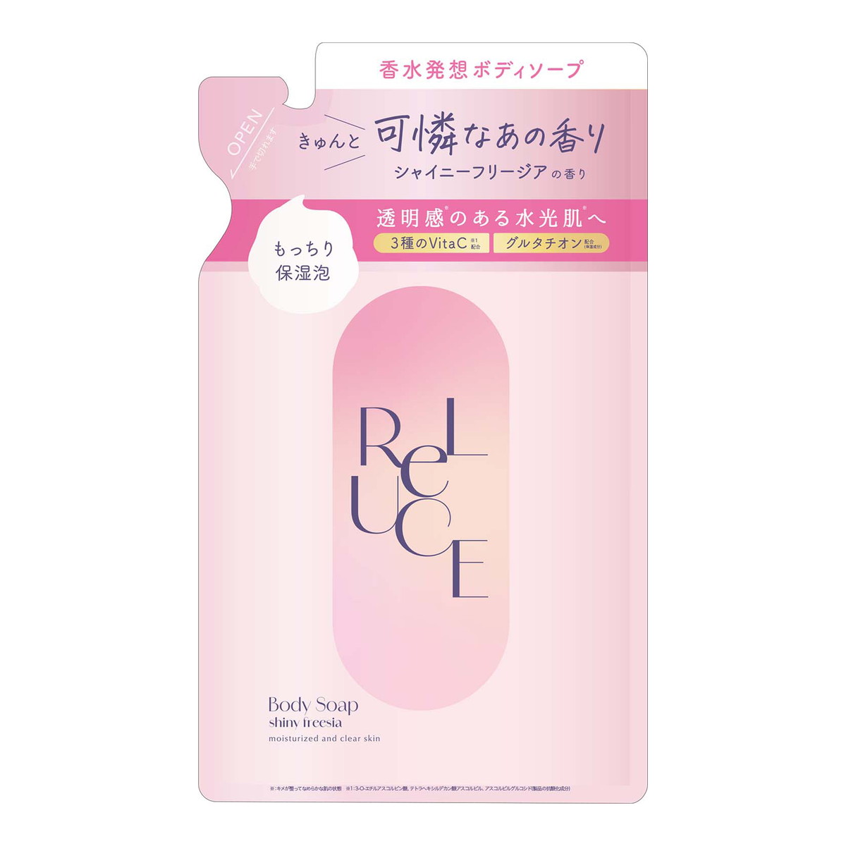 【送料込・まとめ買い×24個セット】コスメテックスローランド リルーチェ パフューム ボディソープ シャイニーフリージア レフィル つめかえ用 350mL 11,735円